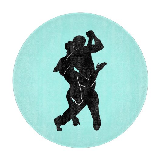 Tango Dansers Snijplank - Kies kleuren (Voorkant)