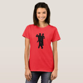 Tango dansers T-shirt (Voorkant volledig)