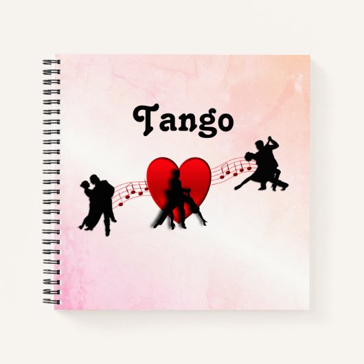 Tango Dansers Tangy Notitieboek (Voorkant)