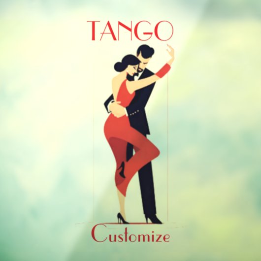 Tango Dansers Thunder_Cove Raamsticker (Vel 3)