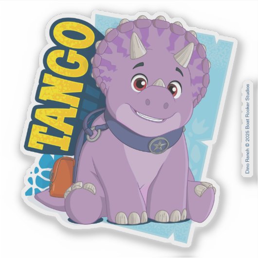 tango | Dino Ranch Sticker (Voorkant)