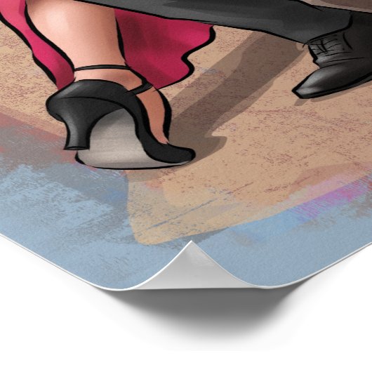 Tango – Dos almas, un compás. Dance Art Poster (Hoek)