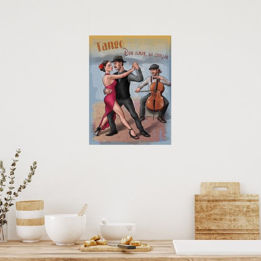 Tango – Dos almas, un compás. Dance Art Poster (Keuken)