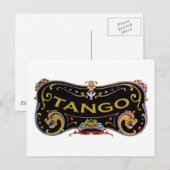 Tango exclusieve cadeaus! briefkaart (Voorkant / Achterkant)