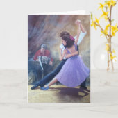 tango fantasie kaart (Gele Bloem)