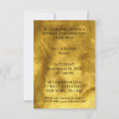 Tango Flamenco Latijnse Dance Golden Folie Kaart (Achterkant)