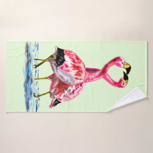 Tango Flamingo 1 Badhanddoek (Badhanddoek)