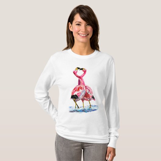 Tango Flamingo 2 T-shirt (Voorkant volledig)