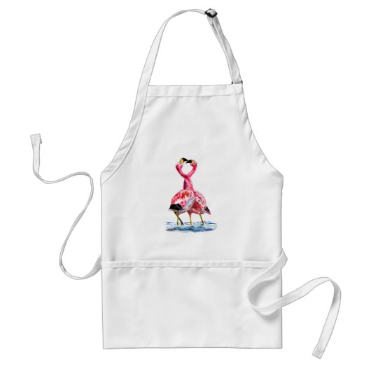 Tango Flamingo - Love Standaard Schort (Voorkant)
