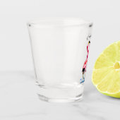 Tango Flamingo - Proost Shot Glas (Links)