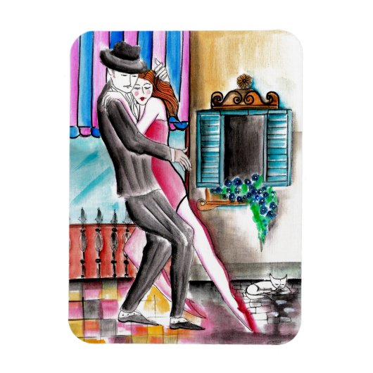 Tango in de straat magneet (Verticaal)