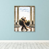 Tango in het park canvas afdruk (Insitu (Houten vloer))