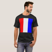 Tango Internationale Maritieme Seinvlag T-shirt (Voorkant volledig)