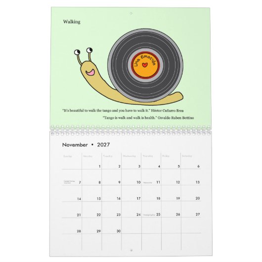 Tango is a Feeling  Kalender (Nov 2027)