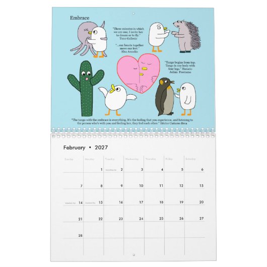 Tango is a Feeling Kalender (Feb 2027)