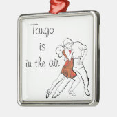 Tango is de lucht metalen ornament (Links)