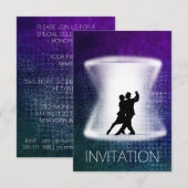 Tango Latijn Dance Modern Vip Uitnodiging (Voorkant / Achterkant)