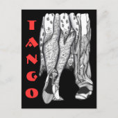 Tango Legs Briefkaart (Voorkant)