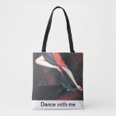 Tango Legs canvas tas voor elke keer! (Voorkant)