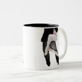 Tango legs tweekleurige koffiemok (Voorkant rechts)