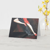 Tango Legs wenskaart voor elke gelegenheid! Kaart (Gele Bloem)
