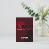 Tango Lesson - Business-, Schedule-, Profile Card Visitekaartje (Staand voorkant)