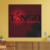 Tango Lesson - Gewikkeld Canvas (Insitu (Woonkamer))