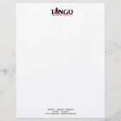 Tango Lesson - Letterhead Persoonlijk Briefhoofd (Voorkant)