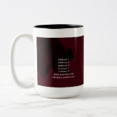 Tango Lesson - Mok, beker Tweekleurige Koffiemok (Links)