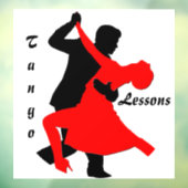 "Tango Lessons" Raamsticker (Vel 3)