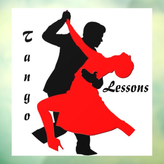 "Tango Lessons" Raamsticker (Vel 3)