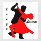 "Tango Lessons" Raamsticker (Vel)