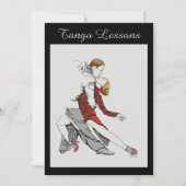 Tango Lessons Uitnodiging (Voorkant)