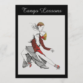 Tango Lessons Uitnodiging