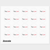 Tango Lover Producten! Ronde Sticker (Vel)