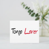 Tango Lover Products! Briefkaart (Staand voorkant)
