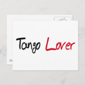 Tango Lover Products! Briefkaart (Voorkant / Achterkant)