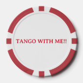 TANGO MET MIJ!! JOKE POKER CHIPS (Voorkant)