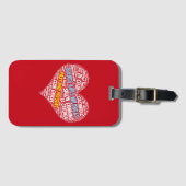 Tango Milongas van Buenos Aires Verleden en Cadeau Bagagelabel (Voorkant (horizontaal))