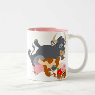 Tango! mok (cartoon stier en koe)