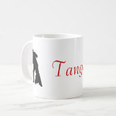 Tango. Mok voor ballroomkoppeling (Voorkant links)