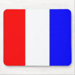 Tango Muismat<br><div class="desc">Tango-nautische vlagcode,  rode,  witte,  blauwe strepen</div>