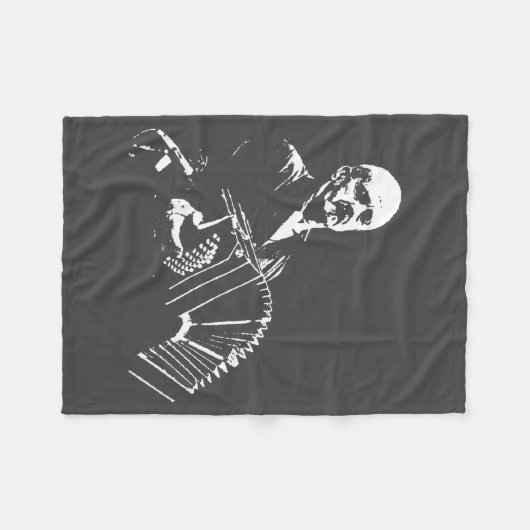 Tango Nuevo Astor Azzolla _1  Fleece Deken (Voorkant (Horizontaal))