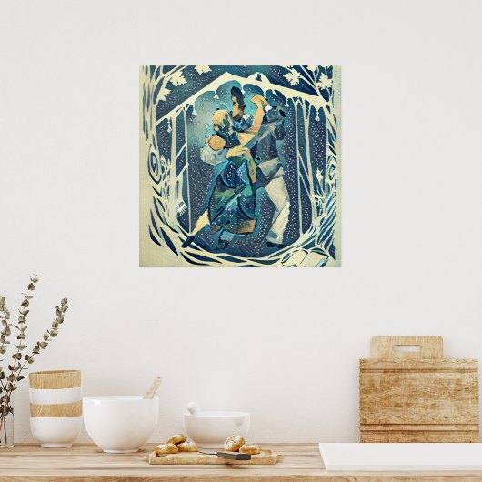 Tango onder de Chuppah Poster (Keuken)