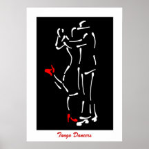 Tango. Ontwerp van dansers (Rode schoenen)