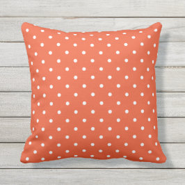 Tango Oranje buitenKussens - Polka Dot Buitenkussen