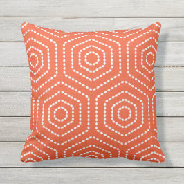 Tango Oranje geometrische patronen Kussens buitens