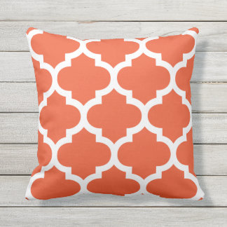 Tango Oranje Marokkaans Quatrefoil Kussens buitens