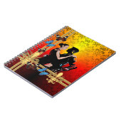 Tango over damesvogel notitieboek (Linkerzijde)