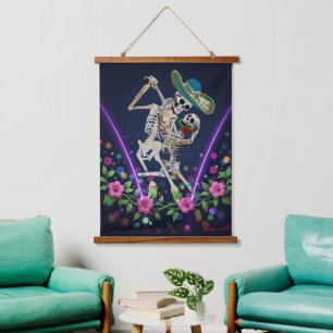 Tango Para Siempre: Dia De Los Muertos Hangend Wandkleed